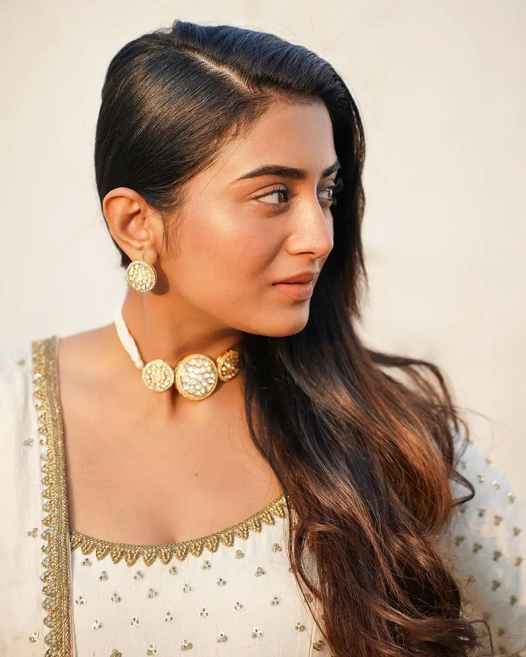 Rashi Singh in South Indian Traditional White Dress